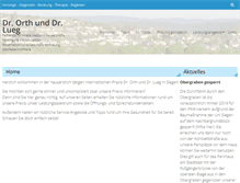 Tablet Screenshot of dres-orth-lueg.de